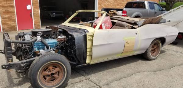 1972 Pontiac Lemans convertible (Project) - - by for sale in Other, PA