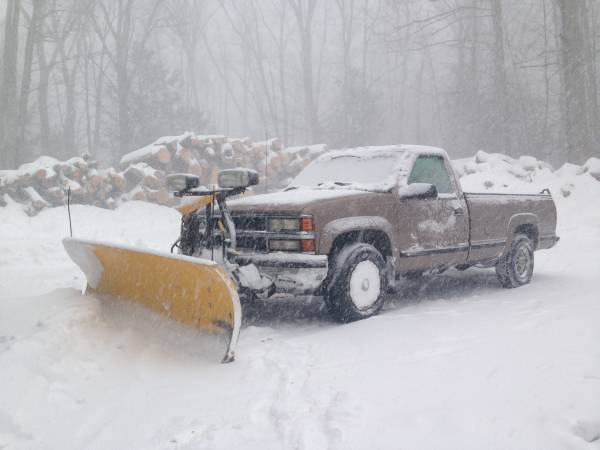 1995 Chevy 3/4 Ton Pickup 8' Fisher MM2 Plow Truck for sale in Barkhamsted, CT