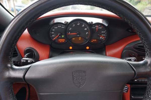 1998 Porsche Boxster Convertible 5 Speed Manual red interior Clean for sale in Swampscott, MA – photo 10