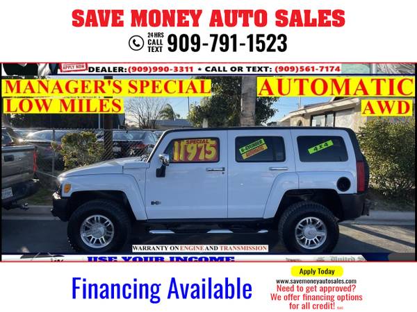 2006 Hummer H3 4WD LOW MILES AUTOMATIC EXTRA CLEAN for sale in BLOOMINGTON, CA