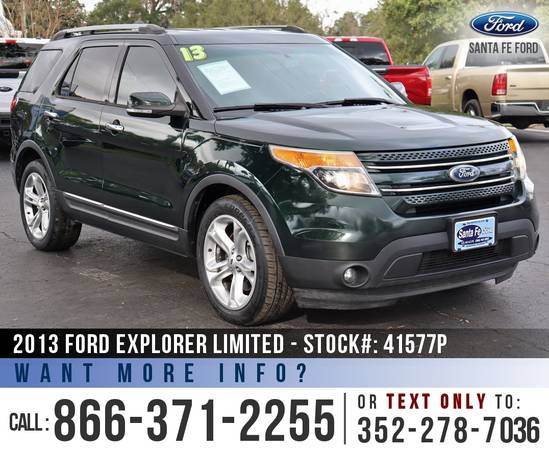 2013 Ford Explorer Limited EcoBoost, SYNC, Leather Seats for sale in Alachua, AL