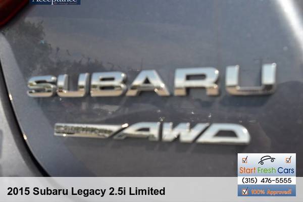 *Sweet Ride, Loaded* 2015 Subaru Legacy 2.5i Limited for sale in Syracuse, NY – photo 14
