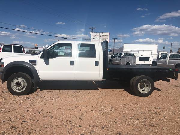 2010 FORD SUPER DUTY F-450 DRW 2WD CREW CAB DIESEL FLAT BED WORK TRUCK for sale in Mesa, UT – photo 6