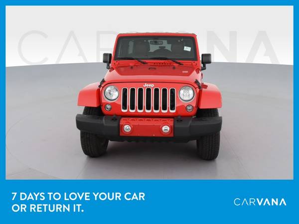 2016 Jeep Wrangler Unlimited Sahara Sport Utility 4D suv Red for sale in Westport, NY – photo 13