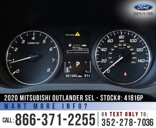 2020 Mitsubishi Outlander SEL Camera - Bluetooth - Leather for sale in Alachua, GA – photo 15