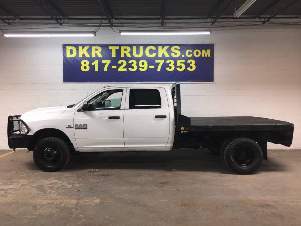 2017 RAM 3500 Crew Cab 4x4 Dually Diesel Service Flatbed Work Truck for sale in Arlington, KS – photo 4