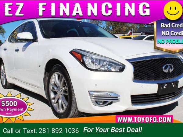 2015 INFINITI Q70 EZ Finance, Buy Here Pay Here In House Just *$500... for sale in Cypress, TX