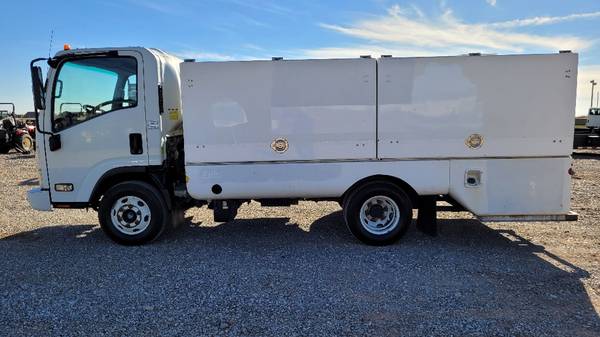 2012 Isuzu NPR Enclosed Flatbed Lawn Chemical Sprayer Truck Enclosed for sale in Oklahoma City, OK – photo 9