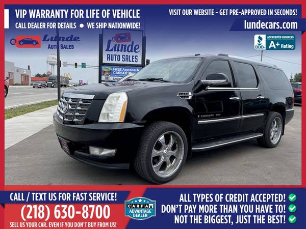 205/mo - 2007 Cadillac Escalade ESV Sport Utility 4D 4 D 4-D - cars for sale in Wadena, ND