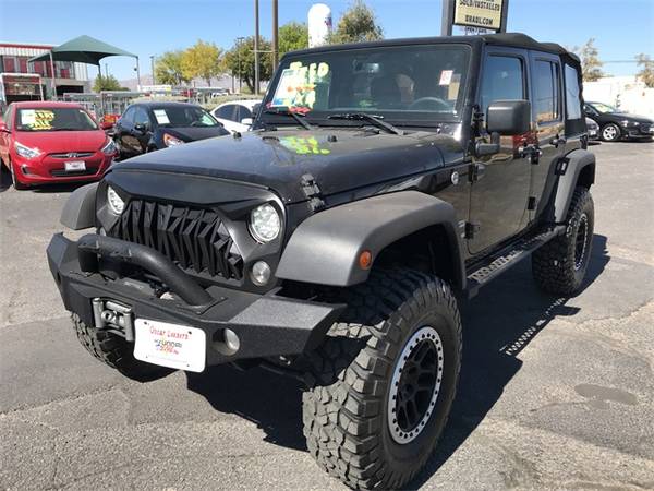 2018 Jeep Wrangler JK Unlimited Sport suv Black Clearcoat - cars &... for sale in El Paso, TX – photo 3