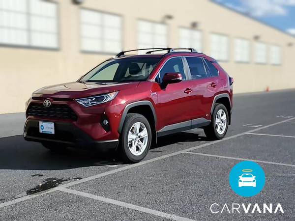2019 Toyota RAV4 Hybrid XLE Sport Utility 4D suv Red - FINANCE... for sale in Phoenix, AZ – photo 3