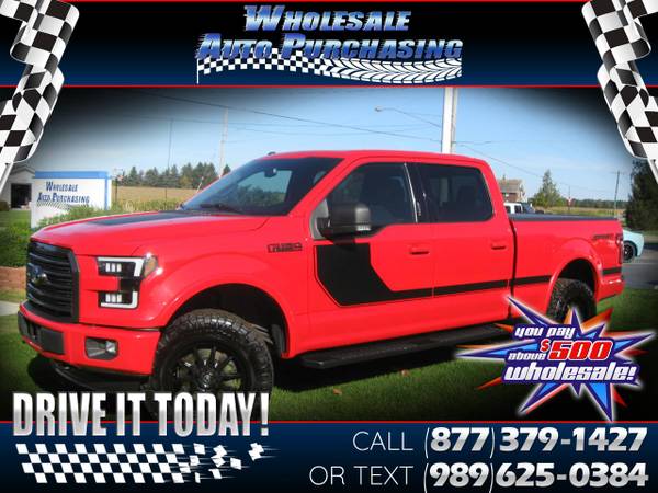 2016 Ford F-150 4WD SuperCrew 157 XLT for sale in Frankenmuth, MI