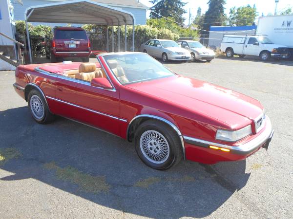 1989 Chrysler TC by Maserati - - by dealer - vehicle for sale in Other, MS – photo 9