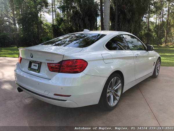 2016 BMW 428i Coupe 49K Miles! White over Beige! Driver assist packa... for sale in Naples, FL – photo 3