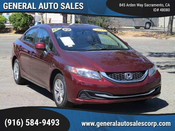 2013 Honda Civic ** Low Miles ** Clean Title ** Like New ** Must See for sale in Sacramento , CA