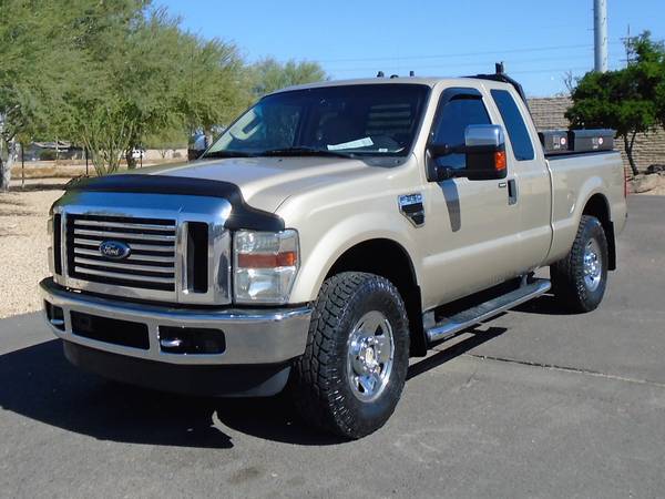 2008 FORD F250 EXTENDED CAB XLT 4X4 SHORT BED WORK TRUCK W/TOOL BOXES for sale in Phoenix, CA