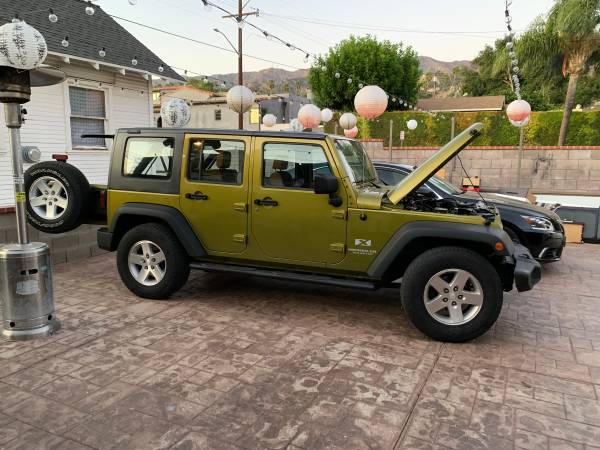 2007 JEEP WRANGLER JKU 2 W/D CLEAN TITLE RESCUE GREEN ALL OEM for sale in Burbank, CA – photo 23