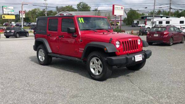 2011 Jeep Wrangler Unlimited Sport Autocheck Available on Every... for sale in Bangor, ME – photo 2