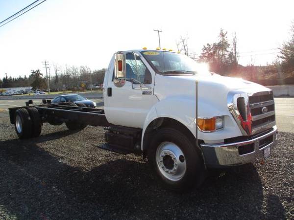 2013 Ford F-650 CAB CHASSIS ONLY CUMMINGS DIESEL - cars & for sale in south amboy, VT – photo 3