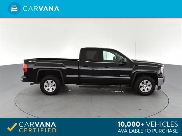 2014 GMC Sierra 1500 Double Cab SLE Pickup 4D 6 1/2 ft pickup Black - for sale in Springfield, MA – photo 10