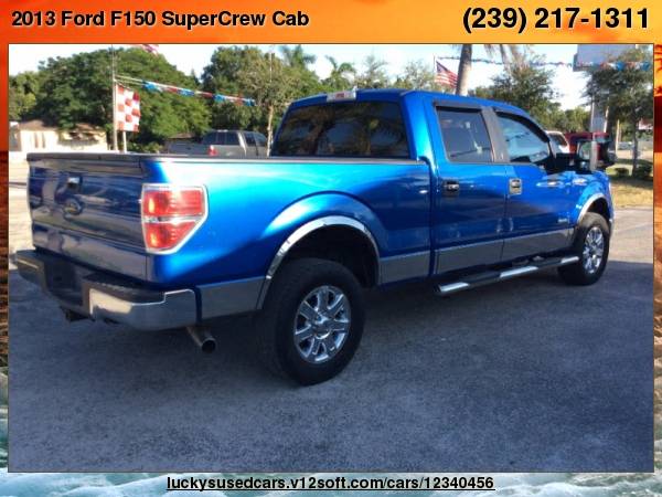 2013 Ford F150 SuperCrew Cab XLT Pickup 4D 6 1/2 ft Lucky's SW Premier for sale in North Fort Myers, FL – photo 12
