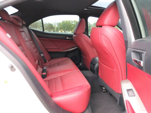 2015 LEXUS IS 250 RED LEATHER SEATS 24K MILE $3000 DOWN WE FINANCE ALL for sale in Pompano Beach, FL – photo 13