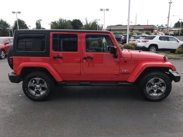 2017 Jeep Wrangler Unlimited Sahara WORK WITH ANY CREDIT! for sale in Newberg, OR – photo 4