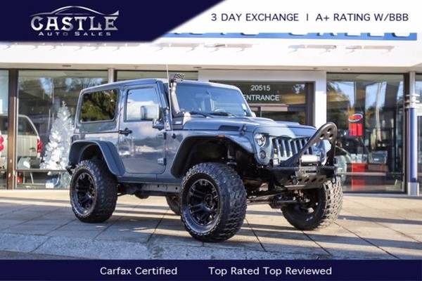 2014 Jeep Wrangler 4x4 4WD SUV Sport Convertible - cars & trucks -... for sale in Lynnwood, WA