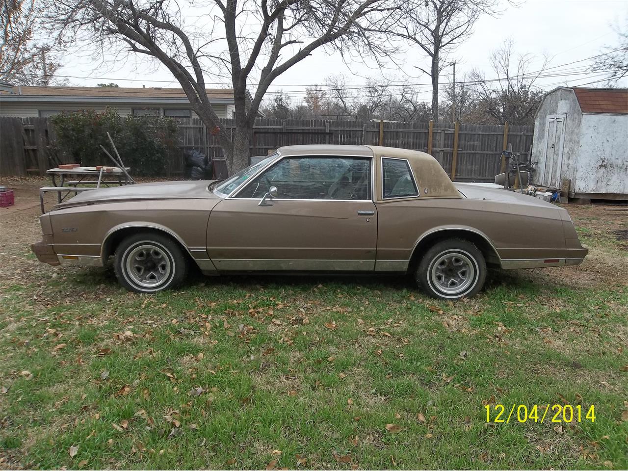 Chevrolet monte carlo 1982