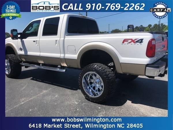 2013 FORD SUPER DUTY F-250 SRW LARIAT Free CarFax for sale in Wilmington, NC – photo 3