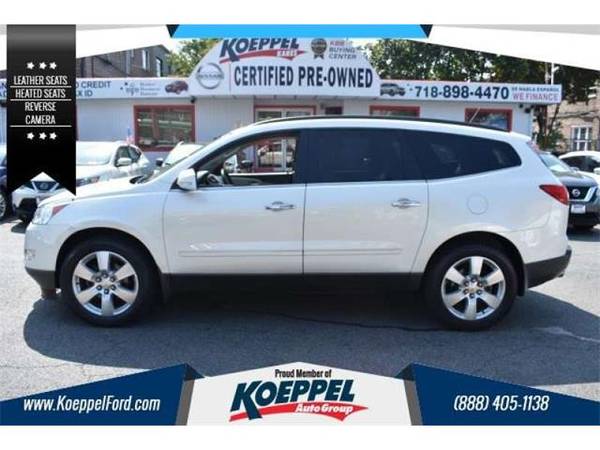 2012 Chevrolet Traverse SUV LTZ - white for sale in Woodside, NY – photo 7