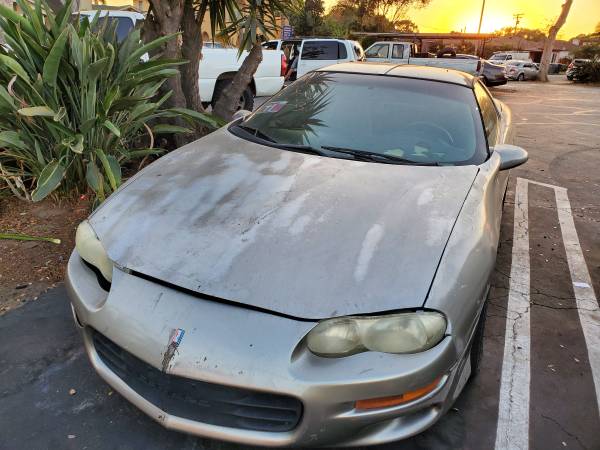2003 Chevy Camaro T-Top running good registered - cars & trucks - by... for sale in Lynwood, CA
