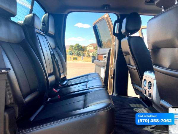 2013 Ford F-150 F150 F 150 4WD SuperCrew 145 Lariat - CALL/TEXT... for sale in Sterling, CO – photo 20