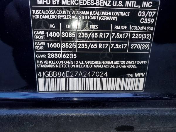 2007 Mercedes Benz ML350 4Matic Navigation Low Miles Clean!... for sale in Brooklyn, NY – photo 24