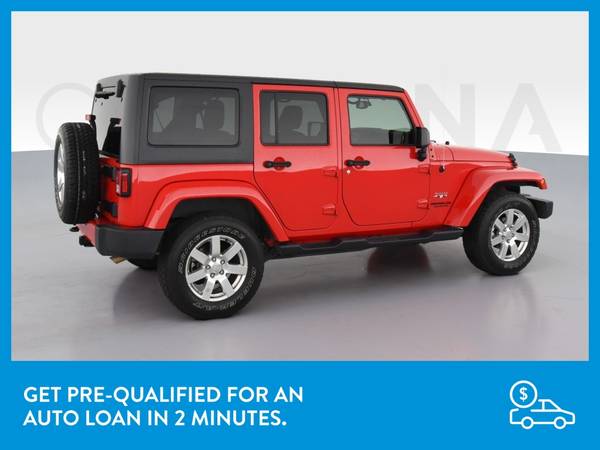 2016 Jeep Wrangler Unlimited Sahara Sport Utility 4D suv Red for sale in Westport, NY – photo 9