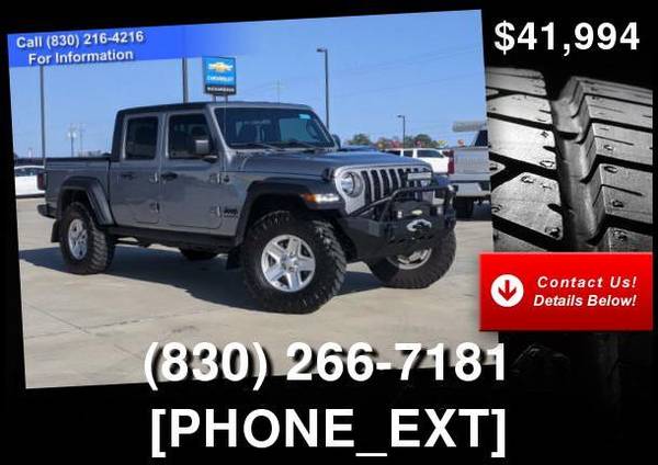 2020 Jeep Gladiator Sport S - cars & trucks - by dealer - vehicle... for sale in North Floresville, TX