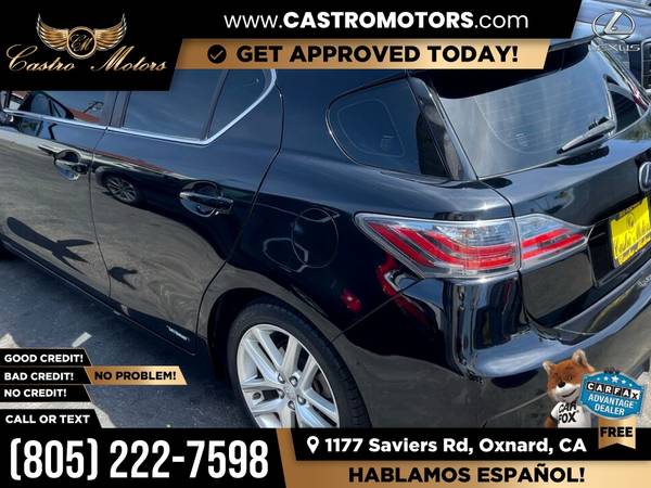 2015 Lexus CT 200h 200 h 200-h BaseHatchback for only 320/mo! for sale in Oxnard, CA – photo 8