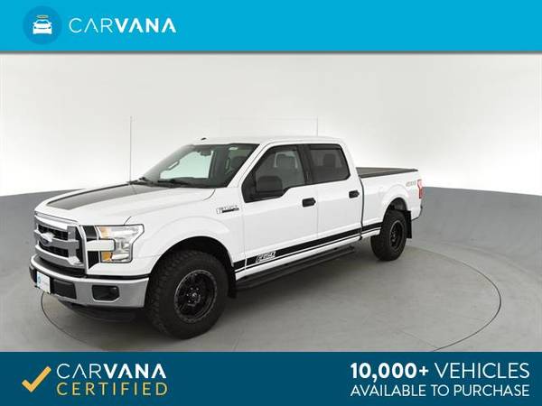 2015 Ford F150 SuperCrew Cab XLT Pickup 4D 5 1/2 ft pickup WHITE - for sale in Springfield, MA – photo 6