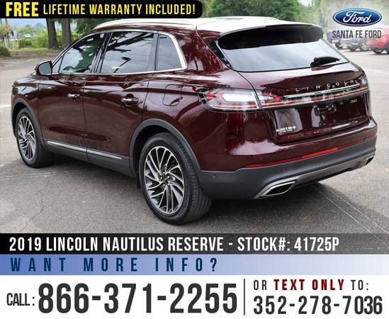 19 Lincoln Nautilus Reserve Sunroof, Leather Seats, Camera for sale in Alachua, FL – photo 5