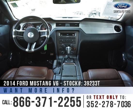 *** 2014 Ford Mustang V6 *** Leather - Cruise - SYNC - UNDER $12K! for sale in Alachua, GA – photo 15