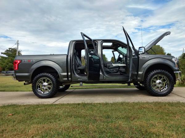 2016 Lifted Ford F150 Lariat Crew Cool Seat Pano SunRoof PowerStep Tow for sale in Gallatin, TN – photo 11