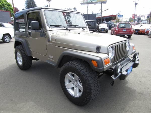 2003 Jeep Wrangler 2dr Sport BRONZE 106K AUTO HARDTOP THE BEST ! for sale in Milwaukie, OR – photo 5