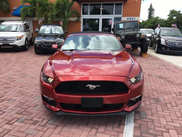 2016 *Ford* *Mustang* *2dr Convertible V6* Race Red for sale in Deerfield Beach, FL – photo 8