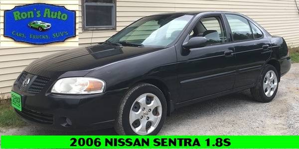 2006 Nissan Sentra 1 8S Used Cars Vermont at Ron s Auto Vt - cars & for sale in W. Rutland, Vt, VT