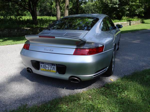 2001 Porsche 911 Turbo (996) 6 Speed, Polar Silver/Metropol Blue for sale in Shillington, PA – photo 7