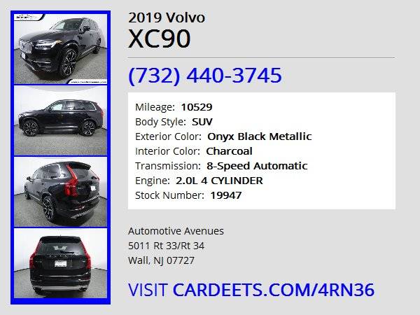 2019 Volvo XC90, Onyx Black Metallic for sale in Wall, NJ – photo 22