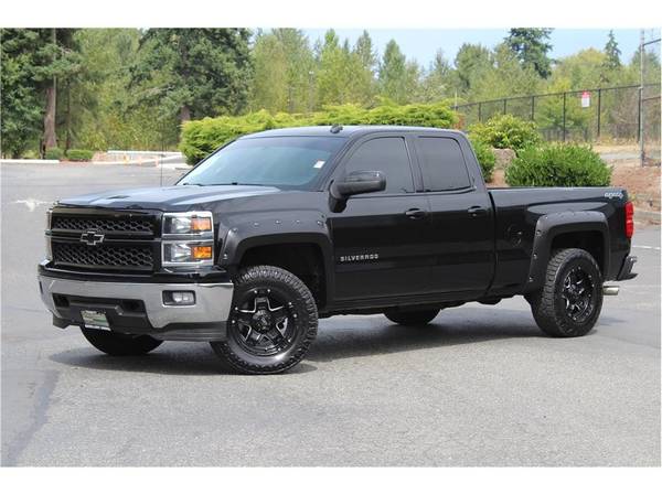 2014 Chevrolet Silverado 1500 Double Cab 4WD AWD Chevy LT Pickup 4D 6 for sale in Everett, WA