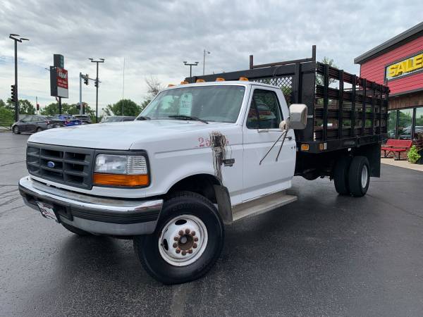 1995 Ford F-450 14 Stake Body - 7 3 Diesel - Only 139k miles! for sale in Oak Forest, IL – photo 3