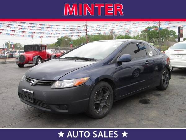2007 Honda Civic 2dr AT LX - - by dealer - vehicle for sale in South Houston, TX