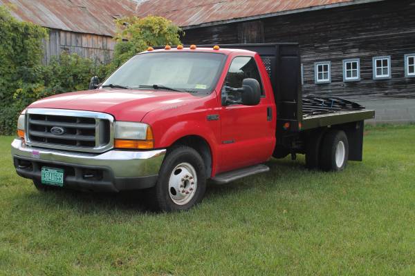 2000 F350 Superduty Powerstroke Flatbed/Rack Truck for sale in Westminster, VT – photo 10